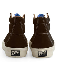 Last Resort VM003 Suede Hi - Choc Brown/White