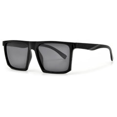 Sleek Flat Top Polarized Squared Out Sunglasses