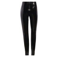 ADIDAS ORIGINALS IVY PARK FAUX LATEX STRAIGHT-LEG JOGGERS