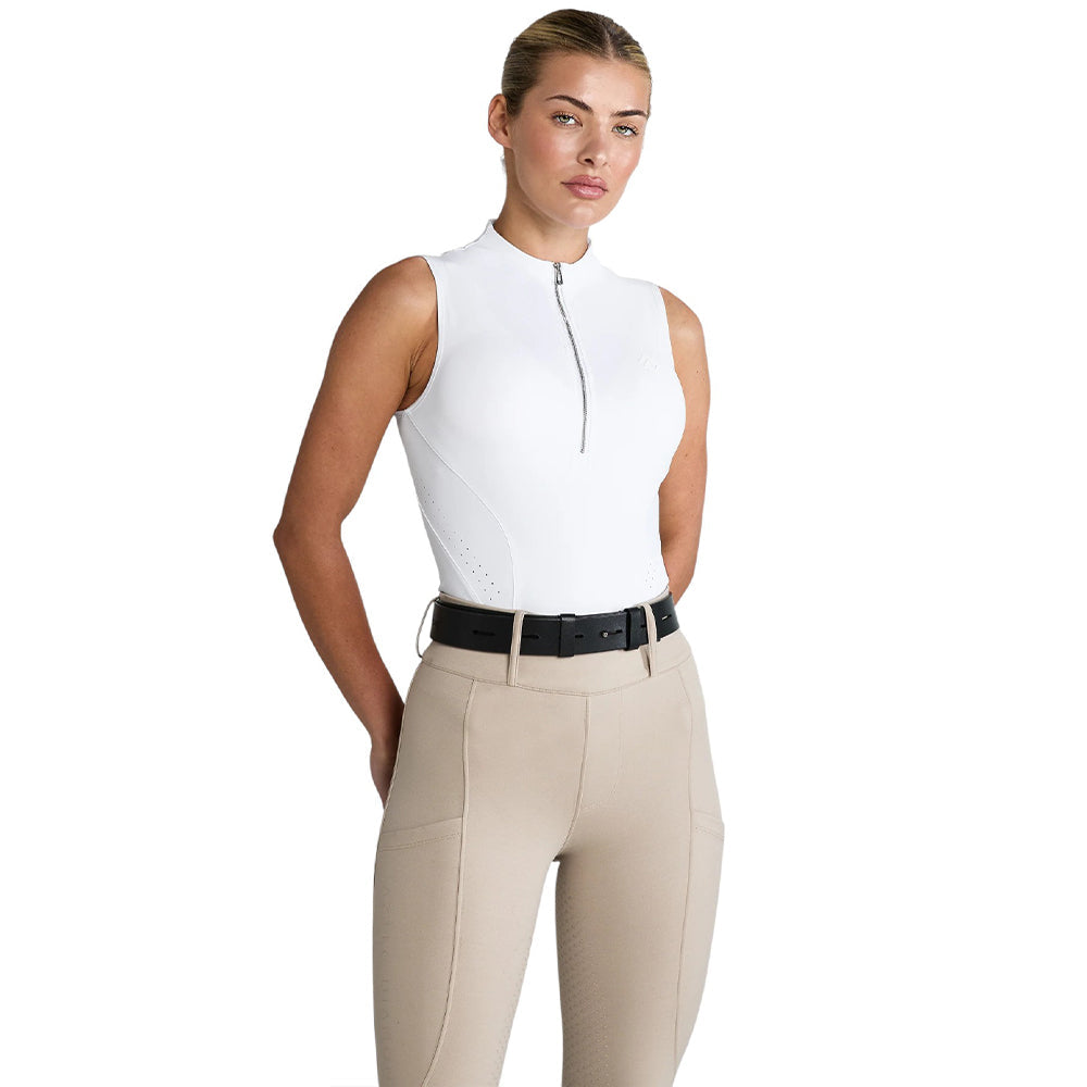 AZTEC DIAMOND WHITE SLEEVELESS CORE BASE LAYER
