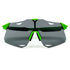 Oversize Geometric Cut Out Shield Sunnies