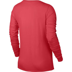 Nike Women's Legend Long Sleeve T-Shirt Black/Red