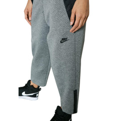 Nike Sportswear Tech Fleece Women's Crop Pants Carbon Heather-Black