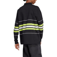 ADIDAS STRIPED POLO SHIRT
