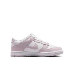 Big Kids' Nike Dunk Low "White Light Violet"