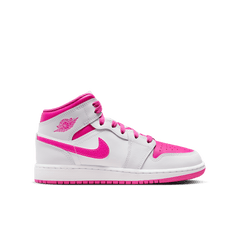 Big Kids' Air Jordan 1 Mid "Fire Pink"