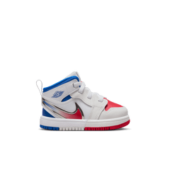 Baby/Toddler Jordan 1 Mid EasyOn "White Siren Red Blue"