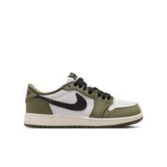 Big Kids' Air Jordan 1 Retro Low OG "Medium Olive"