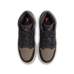 Big Kids' Air Jordan 1 Mid SE "Black Olive Grey"