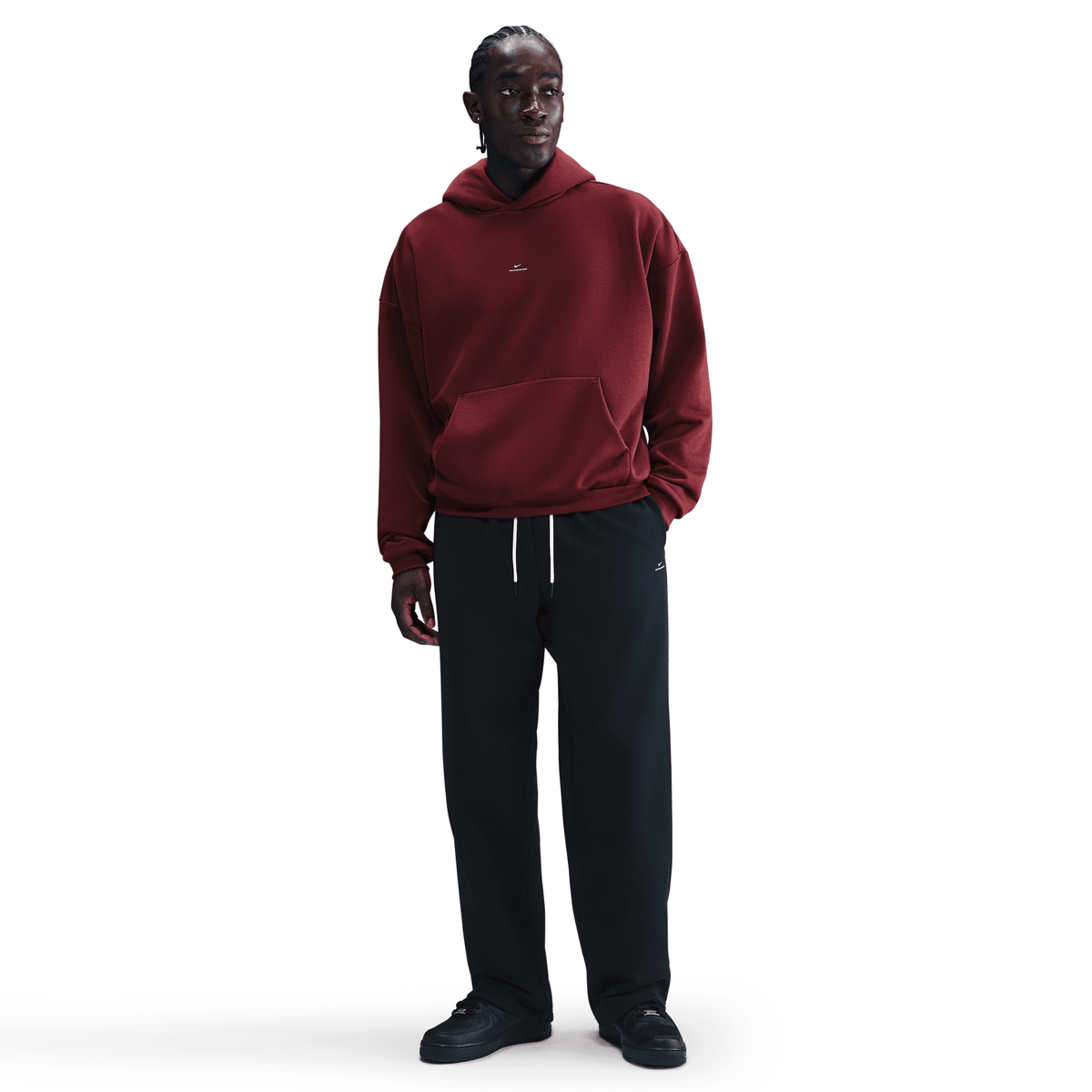 Men's Nike Standard Issue Therma-FIT Brushed Open-Hem Basketball Pants