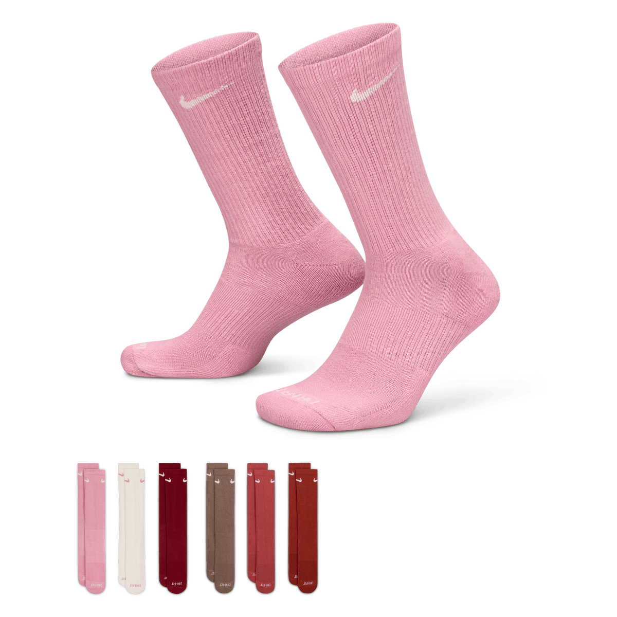 Nike Everyday Plus Cushioned Training Crew Socks (6 Pairs) "Unisex"