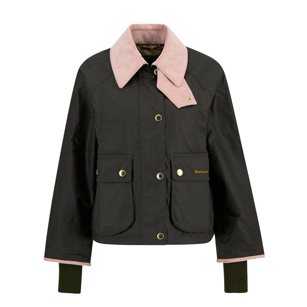 BARBOUR CROPPED BEADNELL WAXED JACKET