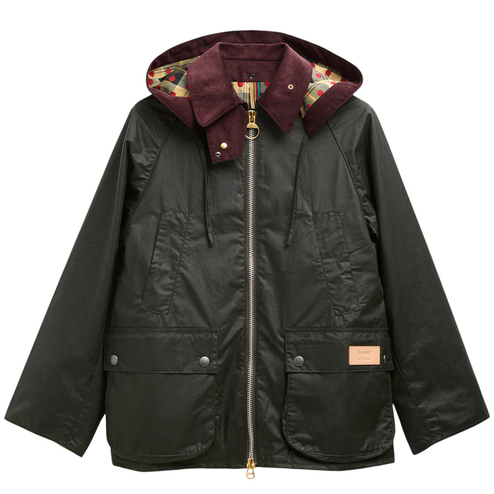 PAUL SMITH LOVES BARBOUR WOMEN'S BEDALE WAXED JACKET
