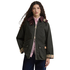 PAUL SMITH LOVES BARBOUR WOMEN'S BEDALE WAXED JACKET