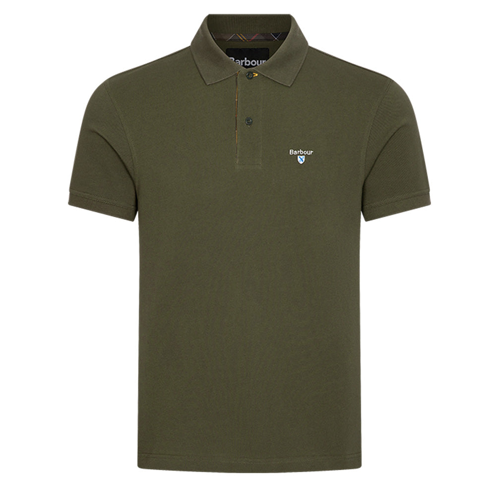 BARBOUR TARTAN PIQUE POLO SHIRT