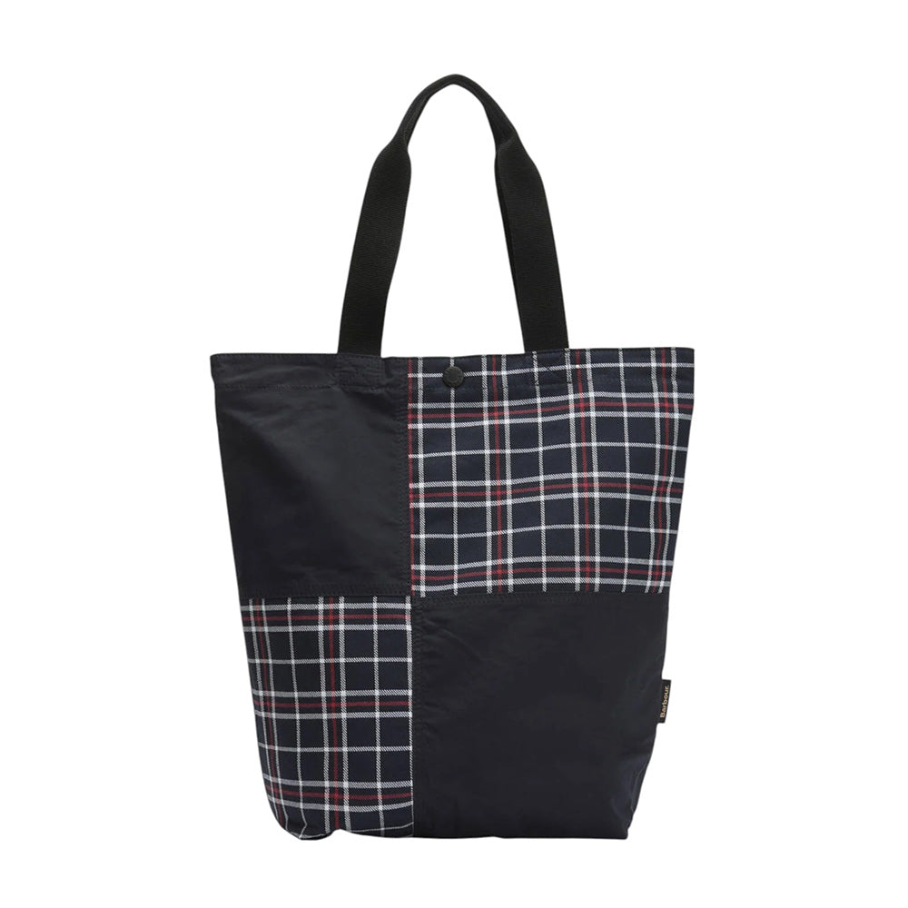 BARBOUR TRANSPORT PATCHWORK TOTE BAG