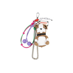CHARLES JEFFREY LOVERBOY CHARACTER CROCHET BAG CHARM in BULLDOG