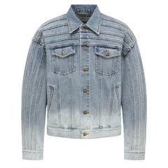 FENG CHEN WANG DECONSTRUCTED DENIM JACKET