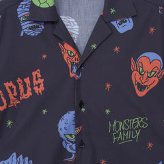 Octopus Halloween Monsters Short Sleeve Shirt