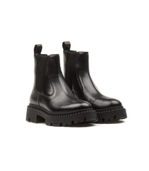 Boot Ash Genesis Leather Black Woman