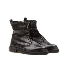 Ernesto Dolani Roccia Zip Leather Black Man