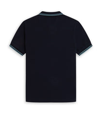 Polo Fred Perry Manica Corta Blu Uomo
