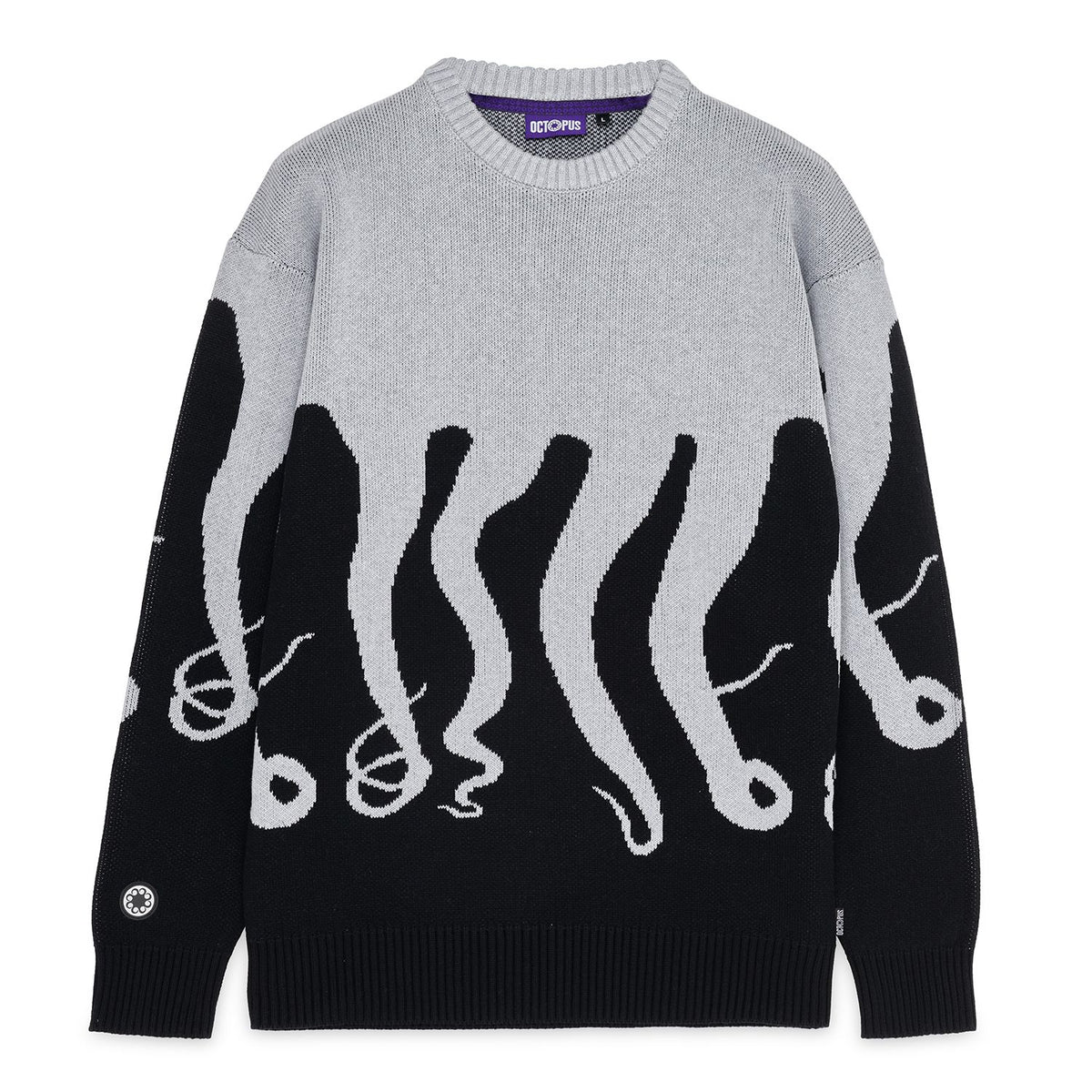 Octopus Original Jumper Tentacles Gray Men's Pullover