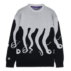 Octopus Original Jumper Tentacles Gray Men's Pullover