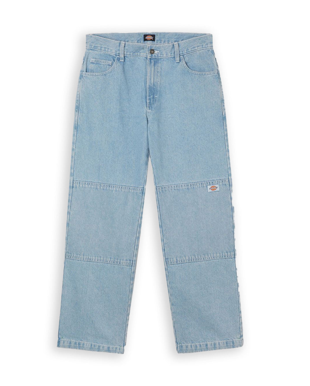 Dickies Double Knee Denim Jeans Light Wash Unisex Pants