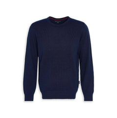 Barbour Marlow Crew Neck Sweater Blue Men