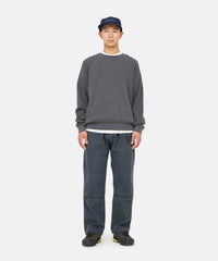 Gramicci Waffle Crewneck Sweatshirt Black