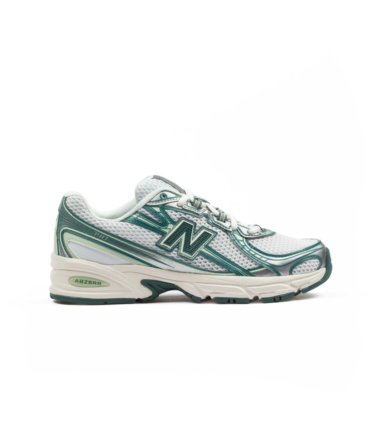 New Balance 740 Mesh White Green Women