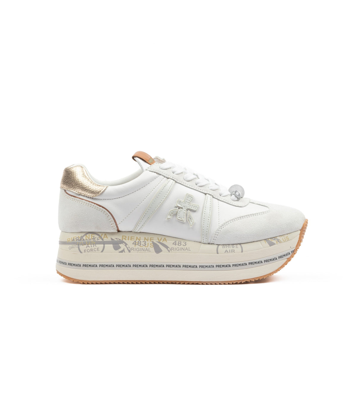 Premiata Beth Triple 7037 White Women