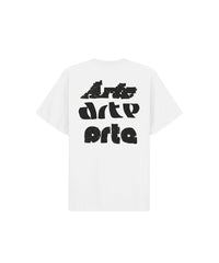 T-Shirt Arte Multi Arte Print Bianco