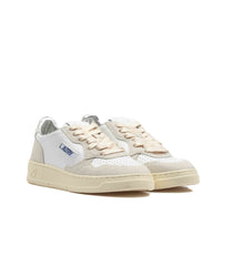 Autry Medalist Low Stars Glitter White Women