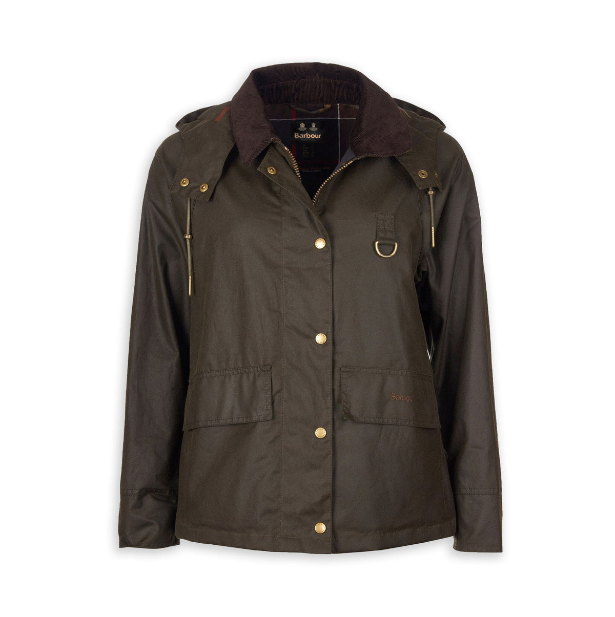 Barbour Avon Olive Green Women