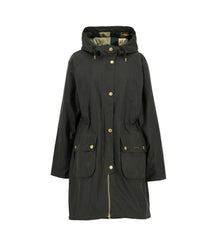 Barbour Marcy Wax Parka Cot Outw Fern Donna