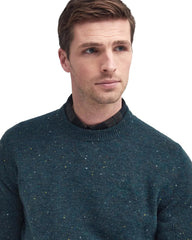 Barbour Men's Tainsbury Green Spotted Sweater