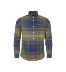 Barbour Check Flannel Shirt Eddertone Tailored Classic Tartan