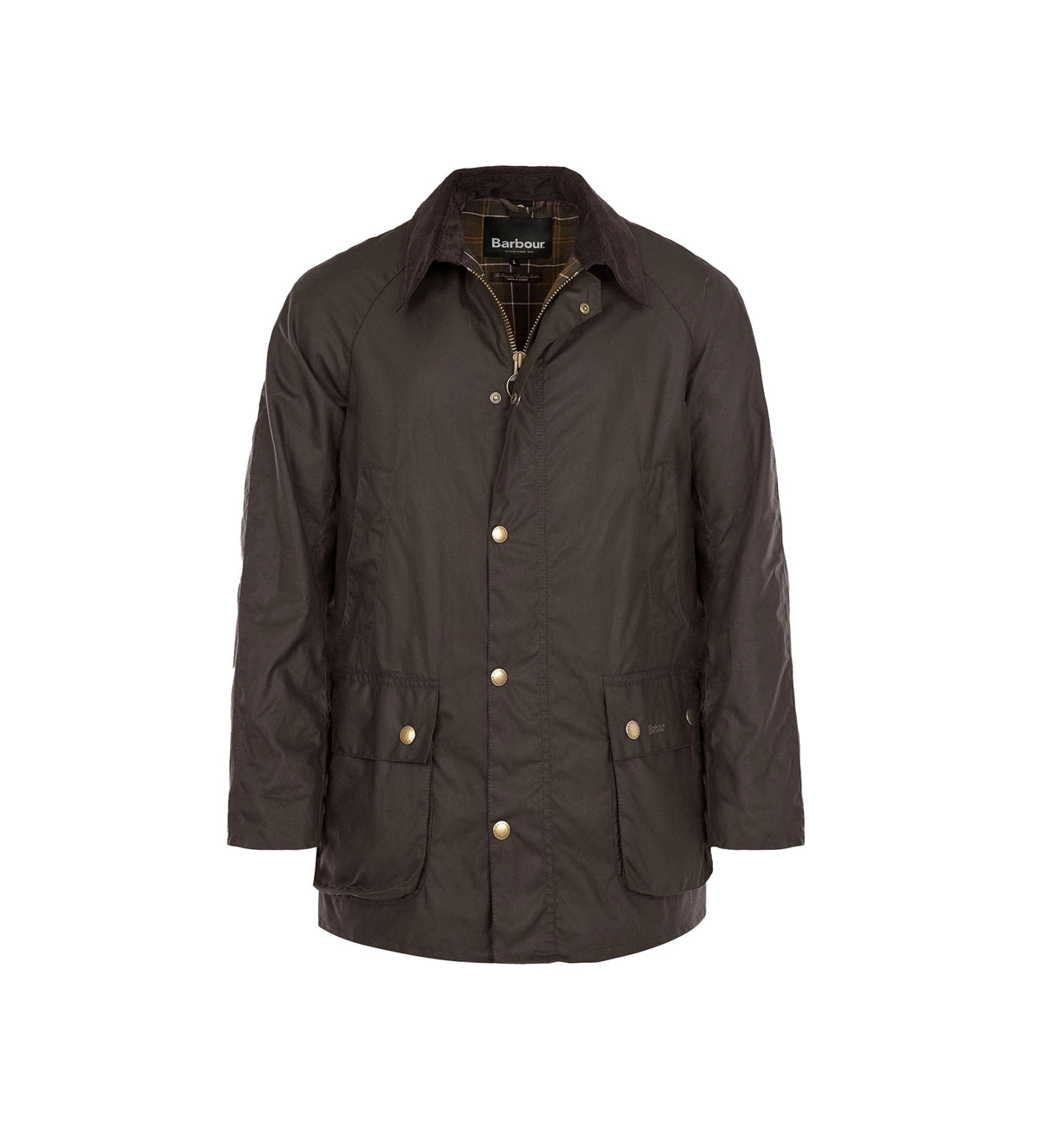 Barbour Ashby Wax Jacket Olive Green Men