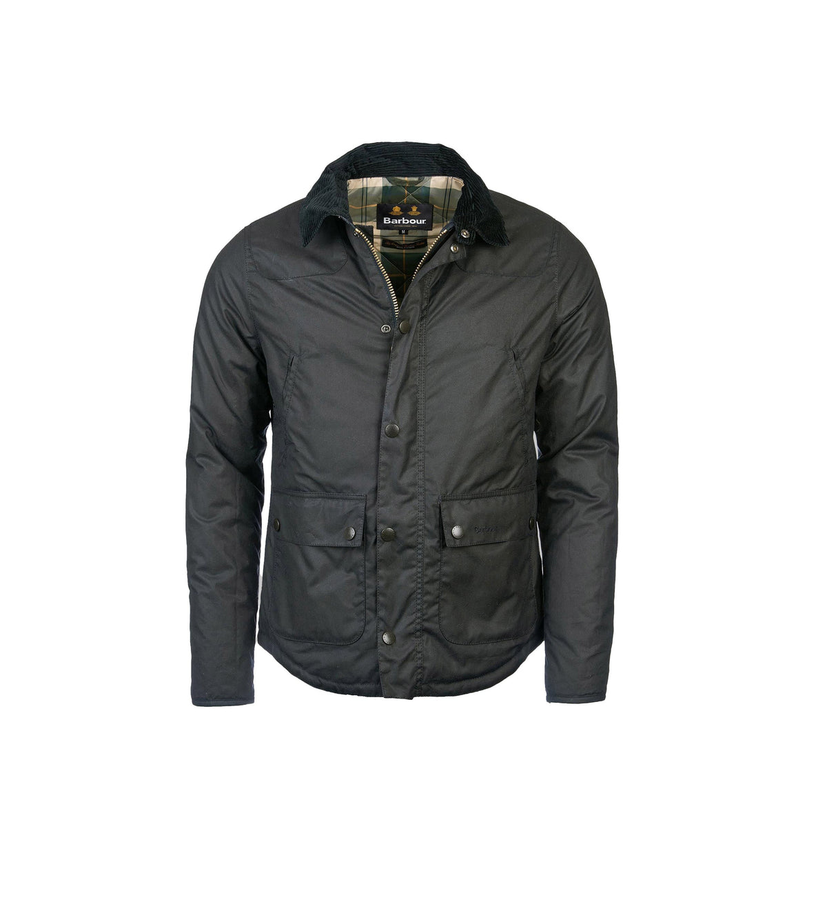 Barbour Reelin Wax Jacket Green Sage Men