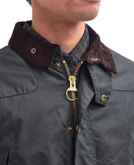 Barbour Reelin Wax Jacket Green Sage Men