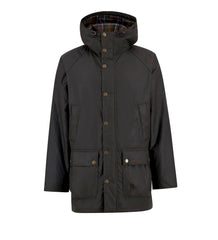 Barbour Bedale Wax Parka Verde Oliva Uomo