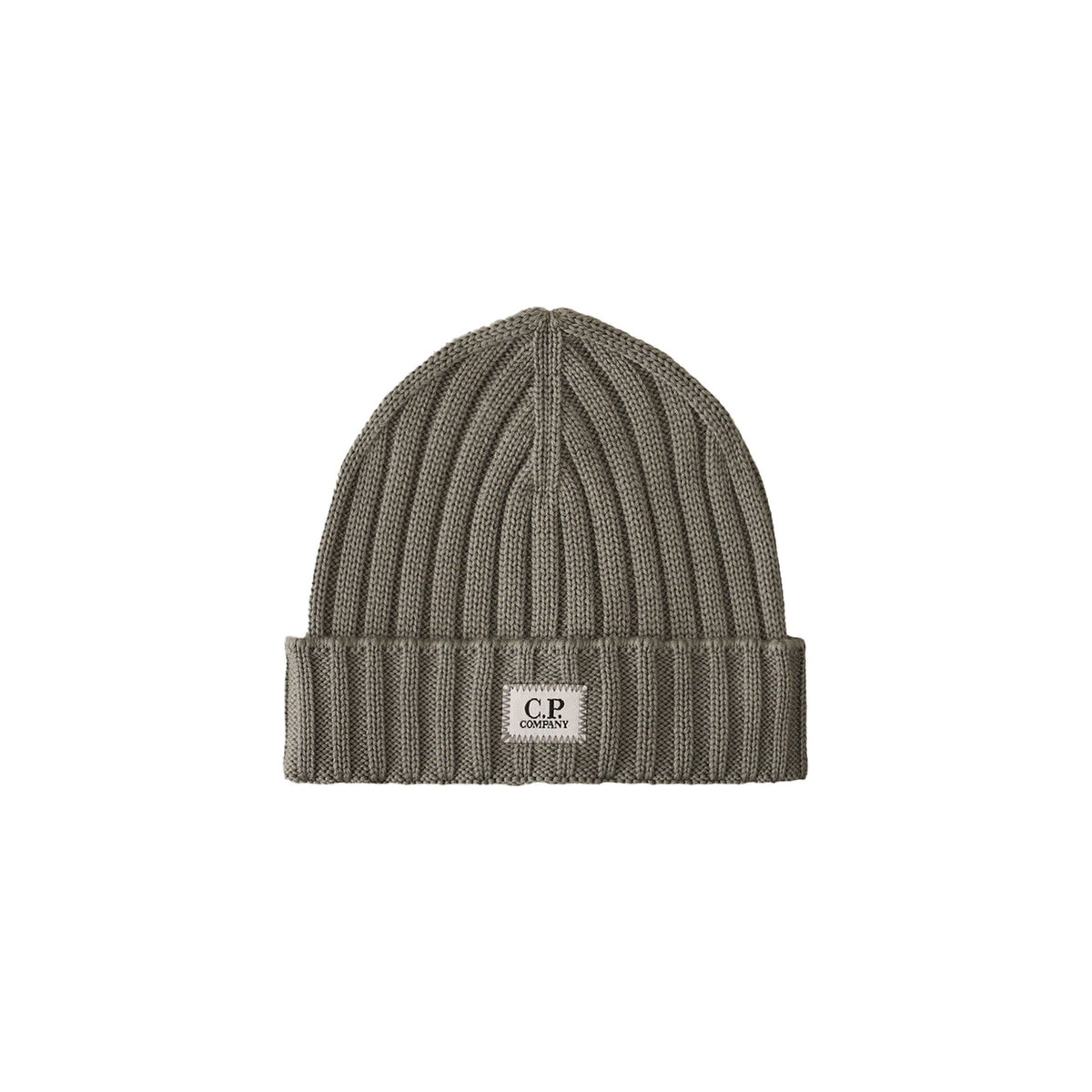 C.P. Company Extrafine Merino Wool Logo Beanie