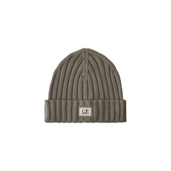 C.P. Company Extrafine Merino Wool Logo Beanie