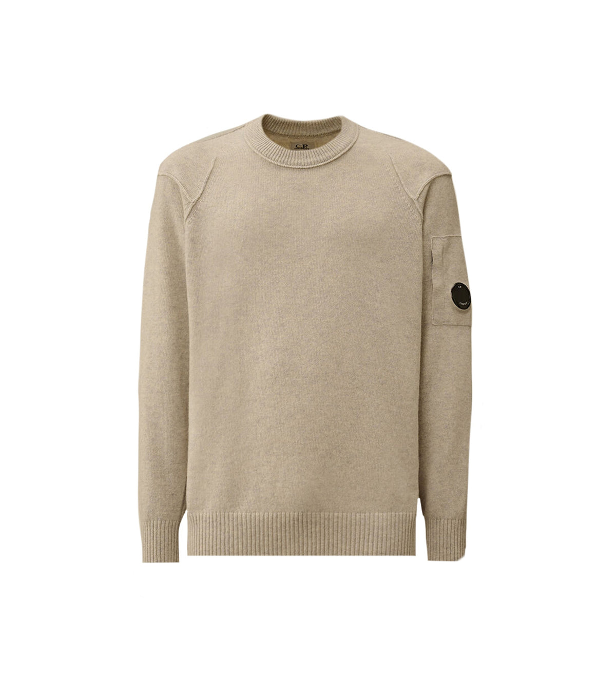 C.P. Company Lambswool Grs Crewneck Lens Sweater