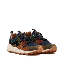 Flower Mountain Yamano 3 Suede Nylon Deep Mud Light Brown Navy Men