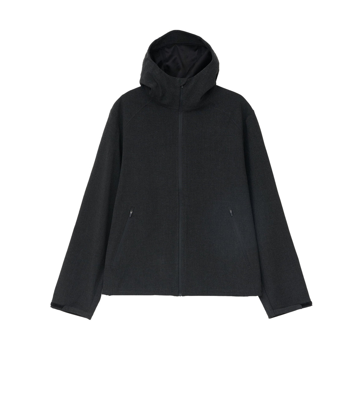 Hiking Patrol Waypoint Texture Hooded Jacket