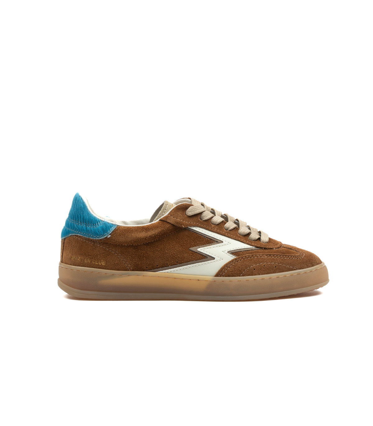 Moaconcept Club Cognac Electric Blu Cavallino Sintetico Donna