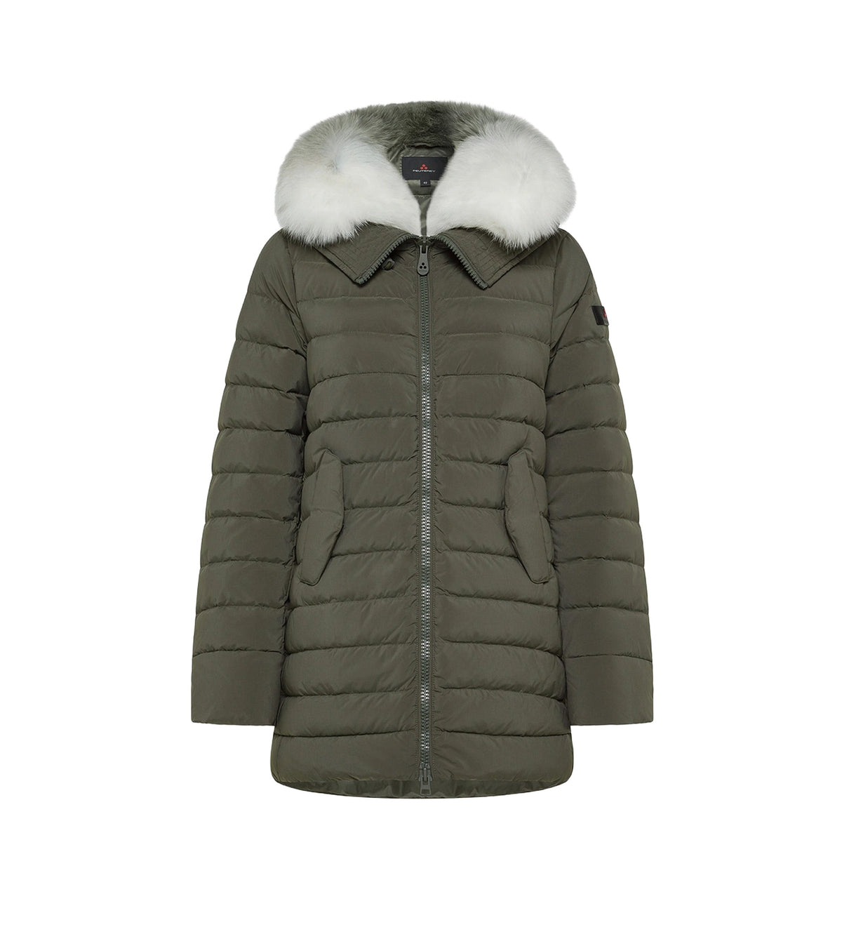 Peuterey Piumini Itoka Pelliccia Donna Verde